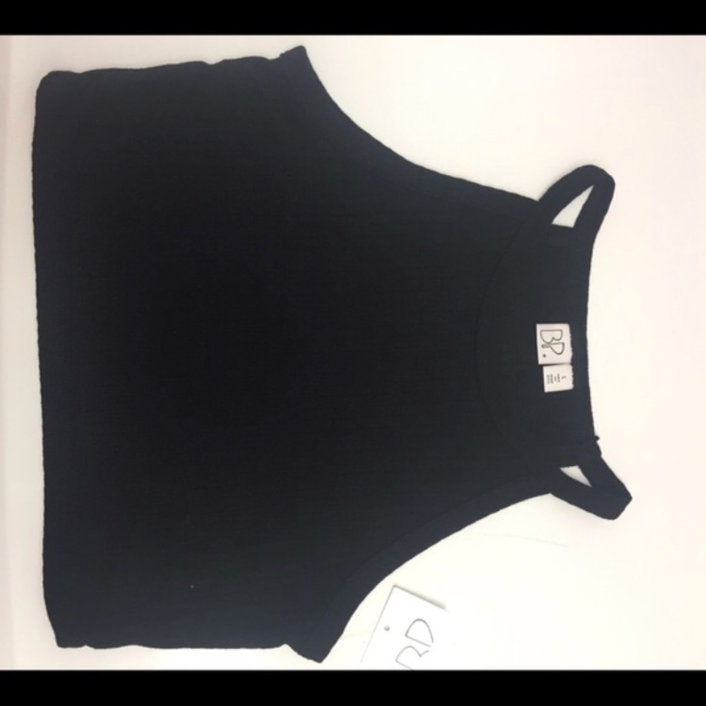 💜 2 for $12 High Neck Crop Top Ribbed Tank Size L - Picture 4 of 8